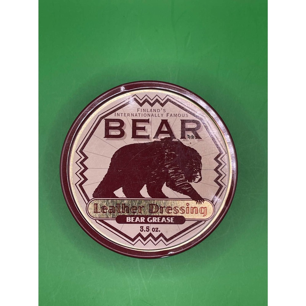 Bear grease leather conditioner